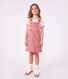 Kinder-Latzkleid aus Baumwolle mit Streifen
