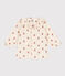 Langärmelige Babybluse aus Musselin-Stoff weiss AVALANCHE/ MULTICO