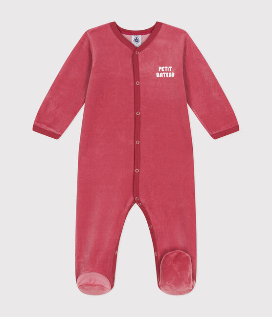 Strampler aus Nicki für Babys rosa PAPI
