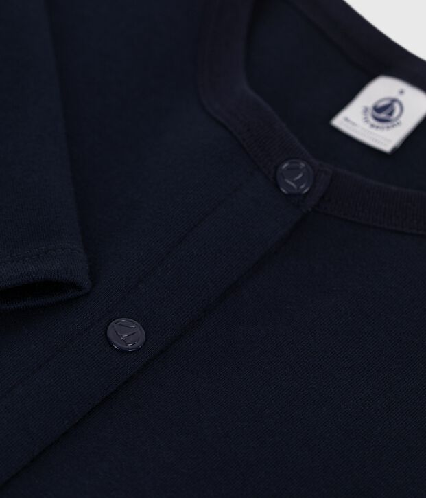 Damen-Cardigan aus einfarbiger Baumwolle SMOKING