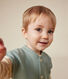 Baby College-Jacke aus Molton