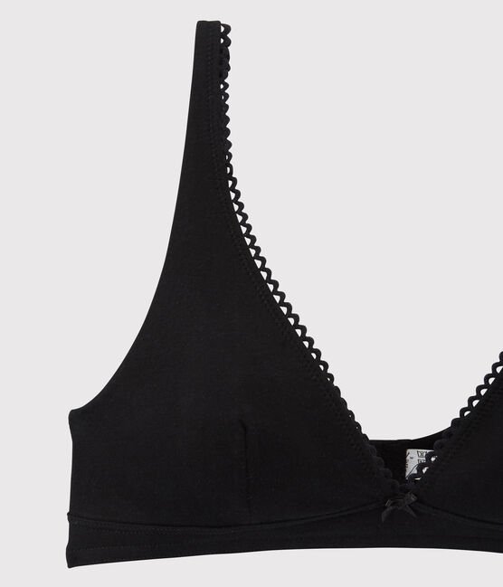 BH aus Stretch-Baumwolle für Damen schwarz NOIR