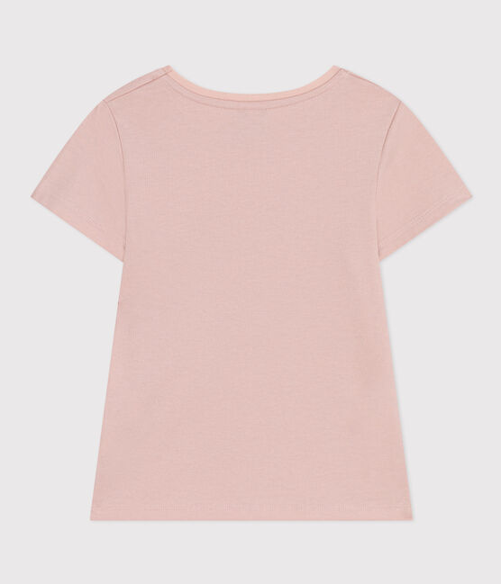 Mädchen-T-Shirt aus leichtem Jerseystoff rosa SALINE
