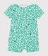 Baby-Kurzoverall aus Baumwolle.