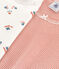 2er-Set kurzärmelige T-Shirts aus Baumwolle mit Blumenmotiv für Mädchen variante 1