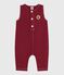 Langer Baby-Overall aus einfarbigem Denim AMARANTE