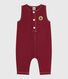 Langer Baby-Overall aus einfarbigem Denim