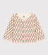 Baby-Cardigan aus bedrucktem dichtem Jersey
