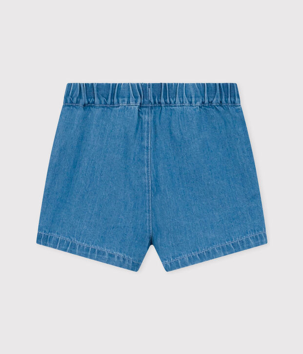 Baby-Shorts aus leichtem Denim blau