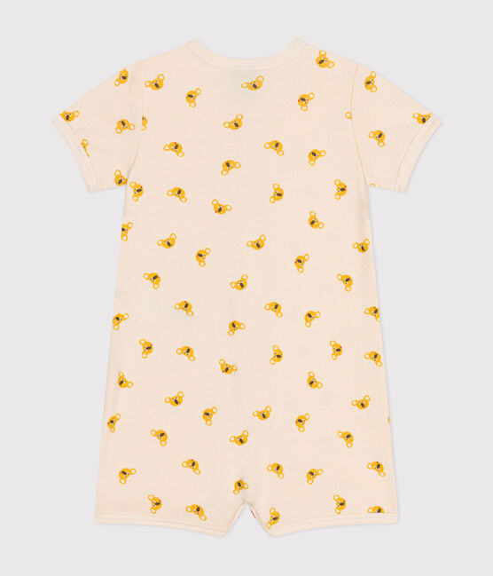 Baby-Kurzoverall aus Baumwolle mit Koala-Printmotiv weiss AVALANCHE/ MULTICO