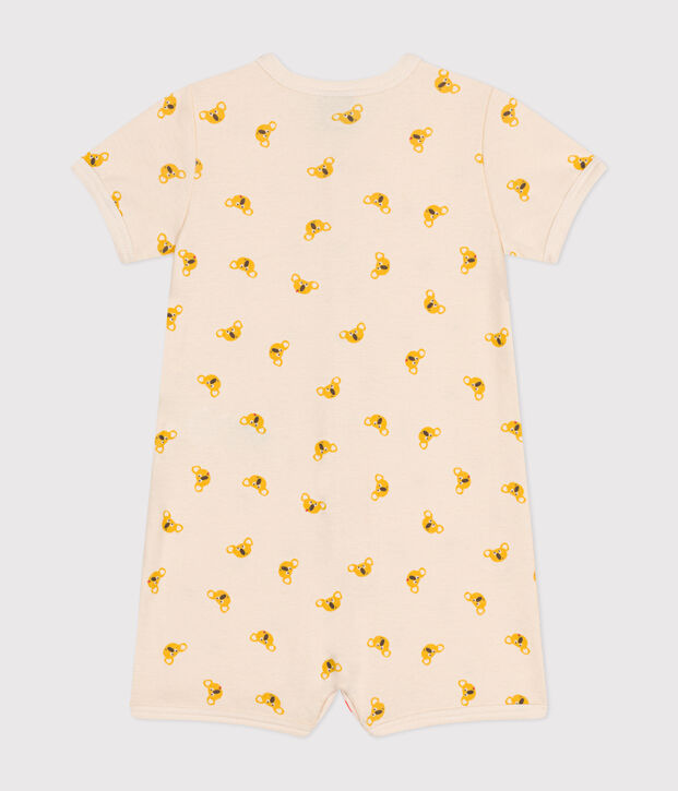 Baby-Kurzoverall aus Baumwolle mit Koala-Printmotiv naturfarben/vielfarbig