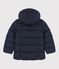 Gefütterte Kinder-Winterjacke für Mädchen blau SMOKING/ ARGENT