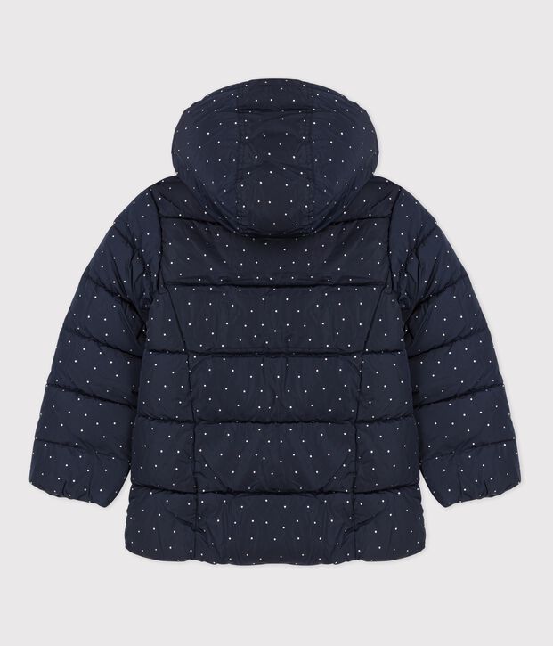 Gef&uuml;tterte Kinder-Winterjacke f&uuml;r M&auml;dchen blau/grau