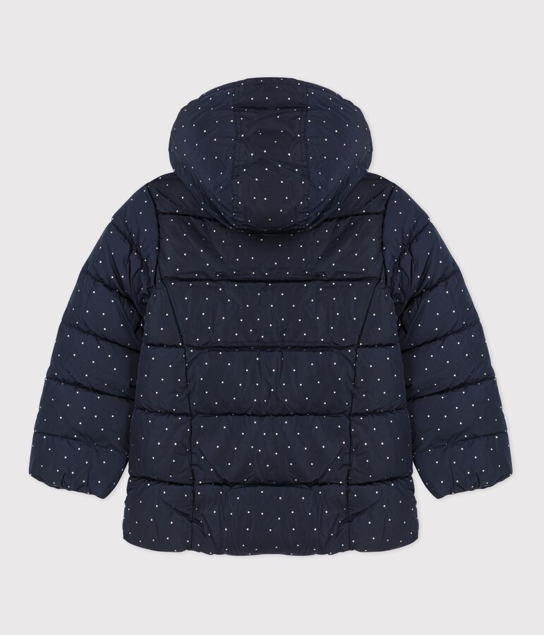 Gef&uuml;tterte Kinder-Winterjacke f&uuml;r M&auml;dchen blau/grau