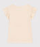 T-Shirt aus geflammtem Jersey Kinder/Mädchen naturfarben AVALANCHE