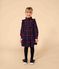 Kinderkleid aus Baumwoll-Flanell mit Karomuster für Mädchen blau SMOKING/weiss MULTICO