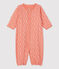 Baby-Overall aus Bio-Baumwolle rosa PAPAYE/ MARSHMALLOW