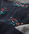 Mädchen-Socken mit Blumenmotiv blau SMOKING/weiss MULTICO