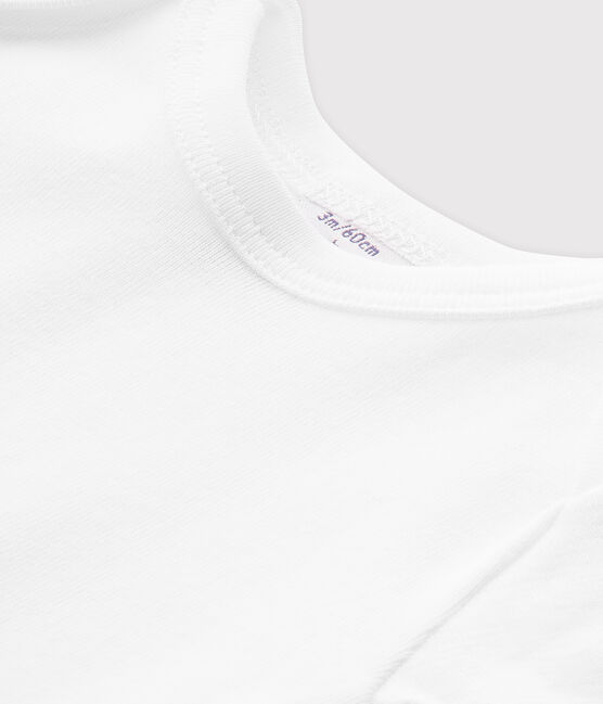 Baby-T-Shirt, Unisex uni weiss ECUME