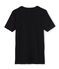 Kurzärmeliges t-shirt rundhalsausschnitt herren schwarz NOIR