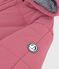 Baby-Schneeanzug aus einfarbigem Polyester rosa