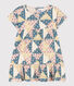 Kurzärmeliges Kleid aus Baumwollgaze für Kinder/Mädchen