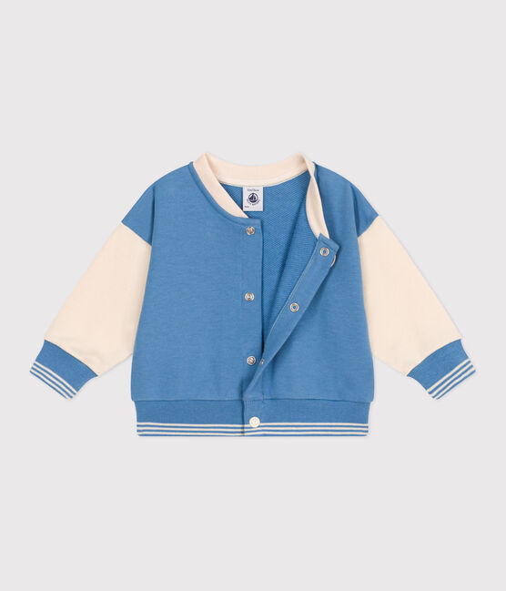 Baby College-Jacke aus Baumwolle im Colorblock blau ALASKA/ AVALANCHE