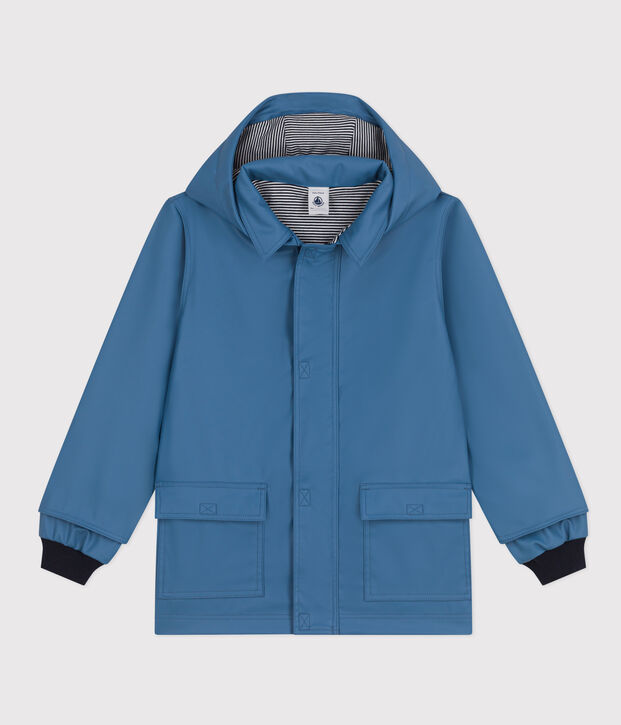 Ikonische Regenjacke f&uuml;r Kinder blau