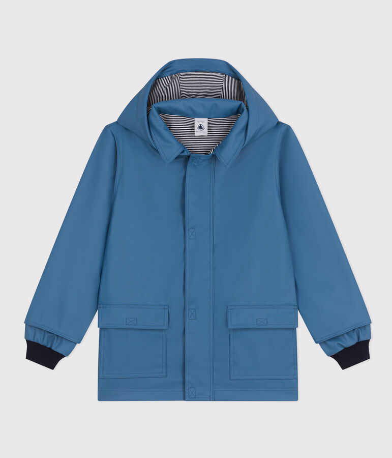 Ikonische Regenjacke f&uuml;r Kinder blau