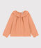 Langärmelige Kinderbluse aus Musselin-Stoff für Mädchen rosa SIENNA