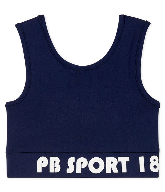 Sport-BH für Mädchen blau SMOKING
