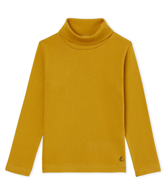 Einfarbiger Kinder Unterziehpullover gelb INCA