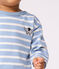 Baby-Streifenshirt aus Baumwolle blau ADRIATIC/ MILK