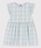 Baby-Kleid aus Popeline mit Vichy-Karos BOLDAIR/ MARSHMALLOW