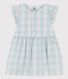 Baby-Kleid aus Popeline mit Vichy-Karos