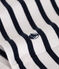 Geknöpftes Matrosenshirt aus Baumwolle Damen weiss MARSHMALLOW/blau SMOKING