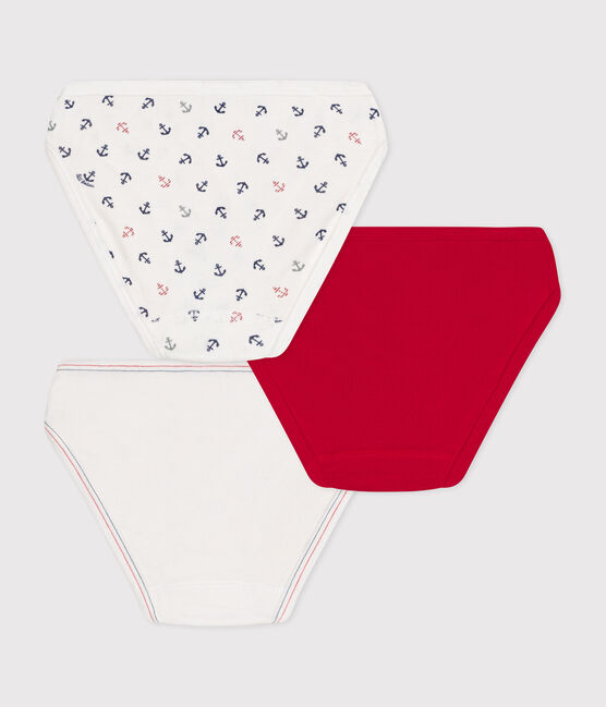 3er-Set Slips für Mädchen aus Baumwolle variante 2