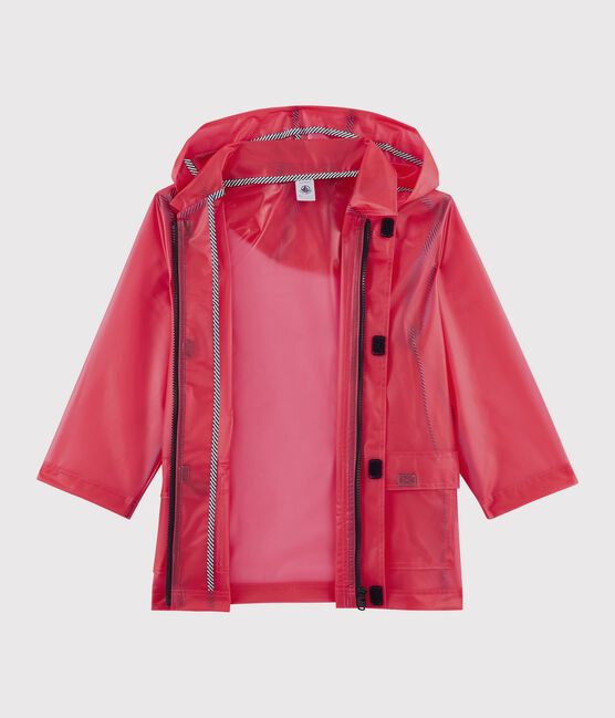 Kinder-Regenjacke für Mädchen und Jungen rosa GEISHA