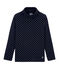 Mädchen Unterziehpullover mit Punkten blau SMOKING/gelb DORE