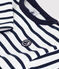 Baby-Streifenshirt aus Baumwolle weiss MARSHMALLOW/blau SMOKING