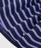 Lang&auml;rmeliges Kinder-Kleid aus Baumwolle mit Streifen blau/violett