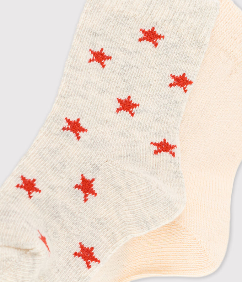 2er-Set Babysocken vielfarbig