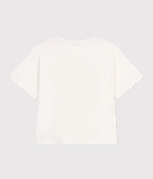 Damen-T-Shirt LE BOXY aus Baumwolle weiss