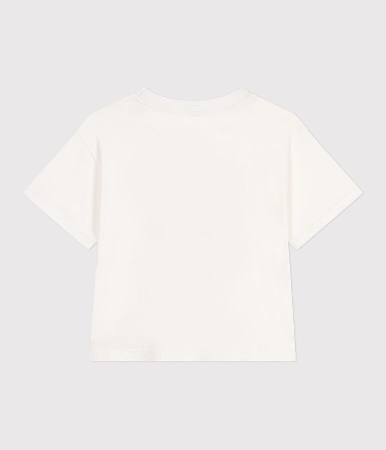 Damen-T-Shirt LE BOXY aus Baumwolle weiss