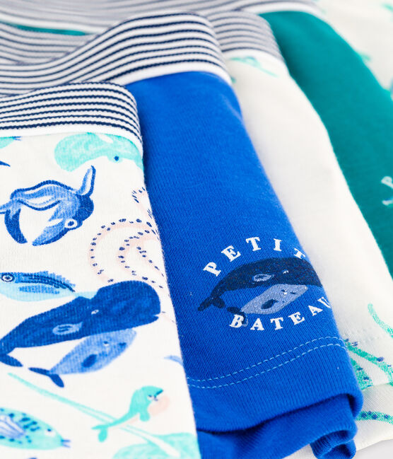 5er-Set Boxershorts mit blauen Tiermotiven für Jungen variante 1