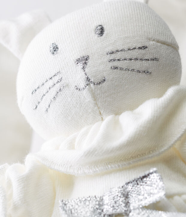 Edles baby-kuschelh&auml;schen weiss