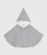 Gestreiftes Baby-Cape aus Baumwolle