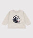 Sweatshirt Petit Bateau X Snoopy aus Molton für Babys