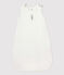 Babystrampler aus Samt weiss MARSHMALLOW