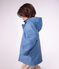 Ikonische Kinder-Regenjacke einfarbig blau
